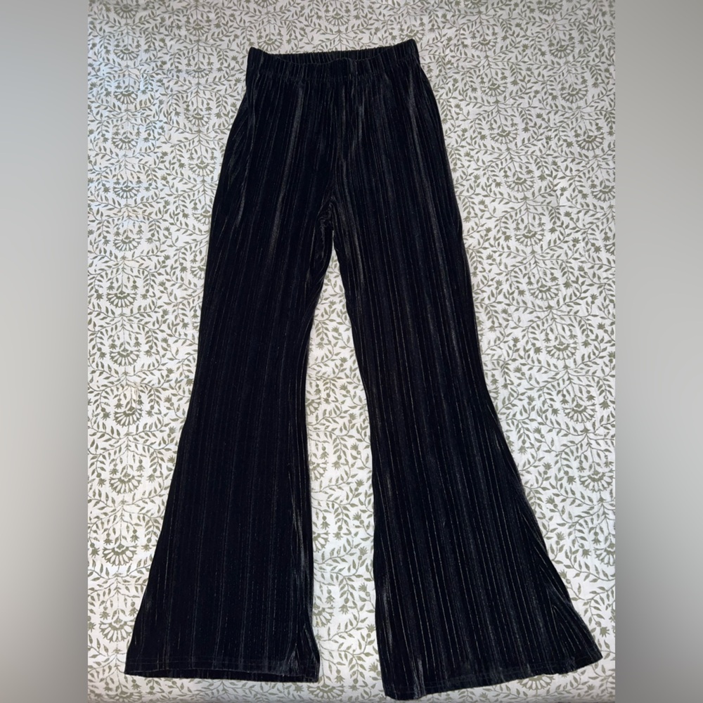 Black Velvet Pants